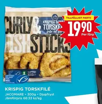 Willys Krispig torskfilé erbjuda