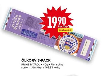 Willys Ölkorv 3-pack erbjuda
