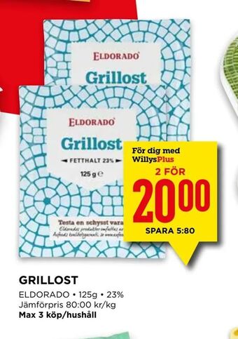 Willys Grillost erbjuda