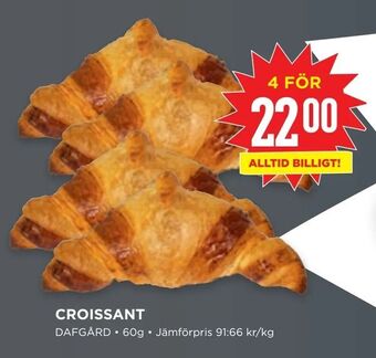 Willys Croissant erbjuda
