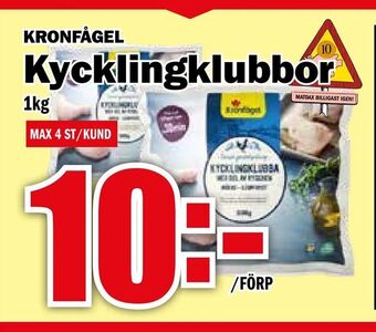 Matdax Kycklingklubbor erbjuda