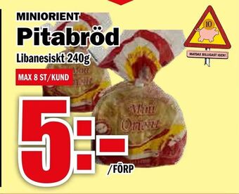 Matdax Pitabröd erbjuda