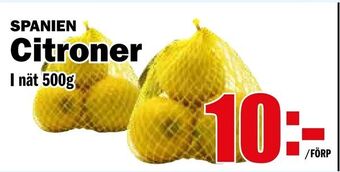 Matdax Citroner erbjuda