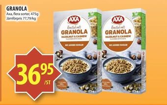 Matvärlden Tensta Granola erbjuda