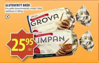 Matvärlden Tensta Glutenfritt bröd erbjuda