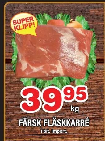 Nya Pulsen Färsk fläskkarré erbjuda