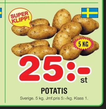 Nya Pulsen Potatis erbjuda