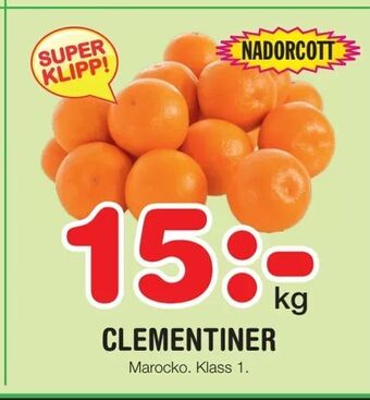 Nya Pulsen Clementiner erbjuda