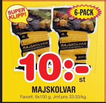 Nya Pulsen Majskolvar erbjuda
