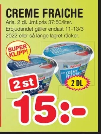 Nya Pulsen Creme fraiche erbjuda