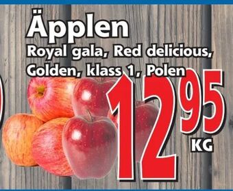 Supergrossen Äpplen erbjuda