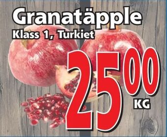 Supergrossen Granatäpple erbjuda