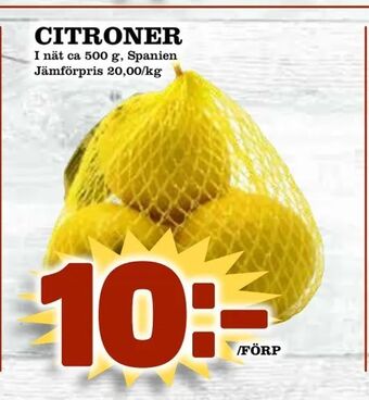 Matvärlden Tensta Citroner erbjuda