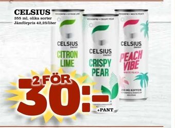 Nya Pulsen Celsius erbjuda