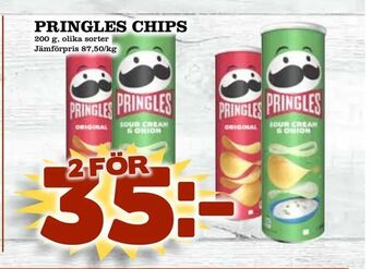 Nya Pulsen Pringles chips erbjuda
