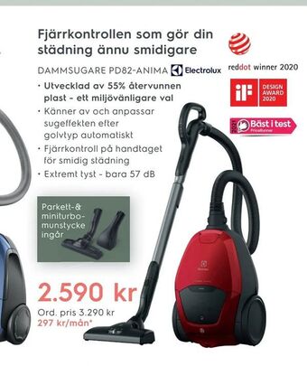 Electrolux Home Dammsugare pd82-anima erbjuda