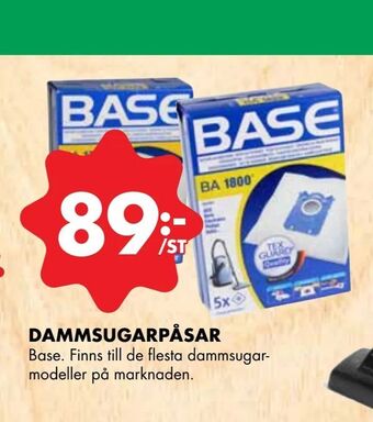 ÖoB Dammsugarpåsar erbjuda