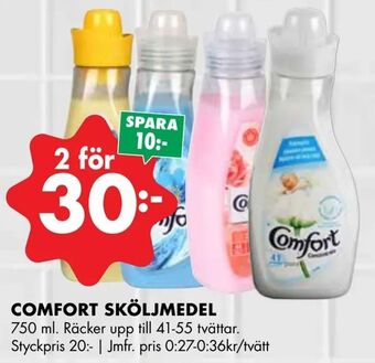 ÖoB Comfort sköljmedel erbjuda