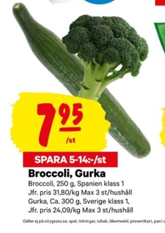 City Gross Broccoli erbjuda