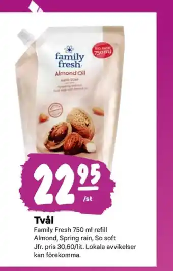 City Gross Family Fresh Tvål flytande erbjuda