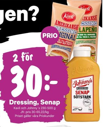 City Gross Kavli Dressing erbjuda