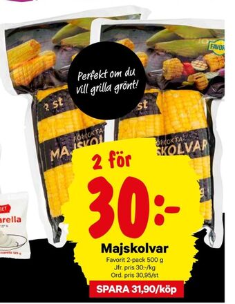 City Gross Favorit Majskolvar erbjuda