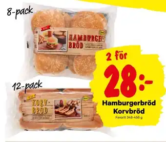 City Gross Favorit Korvbröd erbjuda