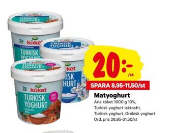 City Gross Arla Köket Yoghurt erbjuda