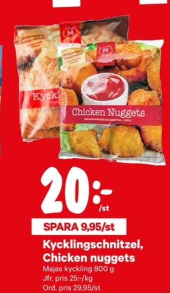 City Gross Majas Kycklingnuggets erbjuda