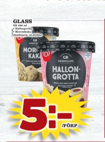Matdax GB Glace Gräddglass erbjuda