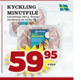 Matdax Lönneberga Kycklingfilé erbjuda