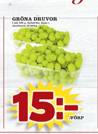 Matdax Vindruvor erbjuda