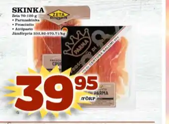Matdax Zeta Parmaskinka erbjuda