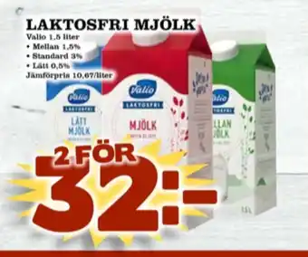Matdax Valio Lättmjölk erbjuda