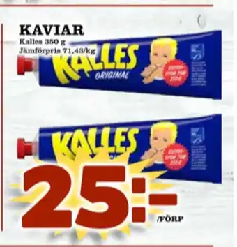 Matdax Kalles Kaviar Kaviar erbjuda