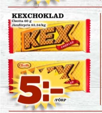 Matdax Kexchoklad Chokladbar erbjuda
