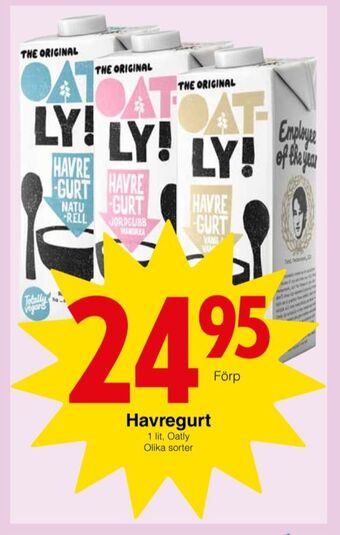 Matöppet Havreghurt Yoghurt alternativ erbjuda