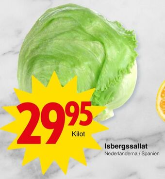 Matöppet Sallat erbjuda