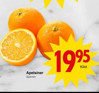 Matöppet Apelsiner erbjuda