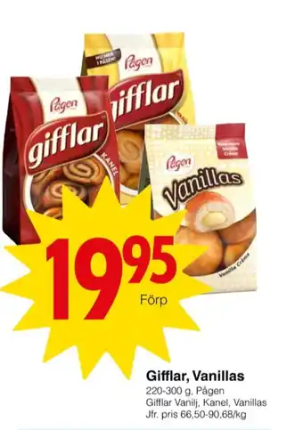 Matöppet Pågen Gifflar Gifflar erbjuda