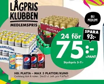 ÖoB Pepsi Max Cherry Läskedryck erbjuda