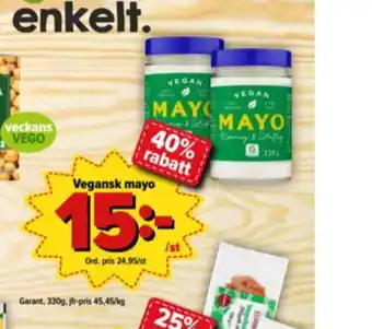 Östenssons Garant Majonnäs erbjuda