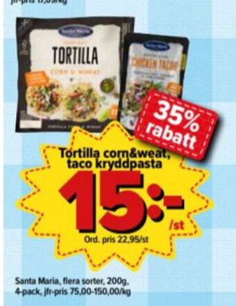 Östenssons Santa Maria Tacosås erbjuda