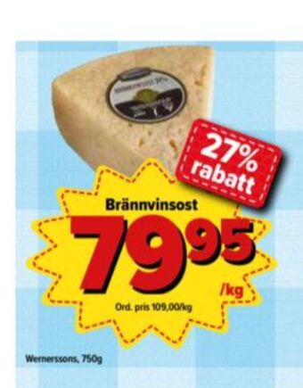 Wernerssons Brännvinsost