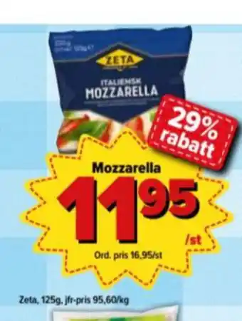 Östenssons Zeta Mozzarella erbjuda
