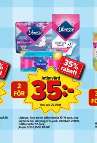 Libresse Tamponger