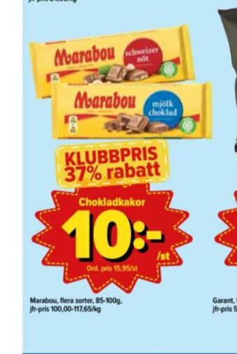 Östenssons Marabou Chokladkaka erbjuda