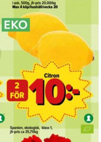 Östenssons Citroner erbjuda
