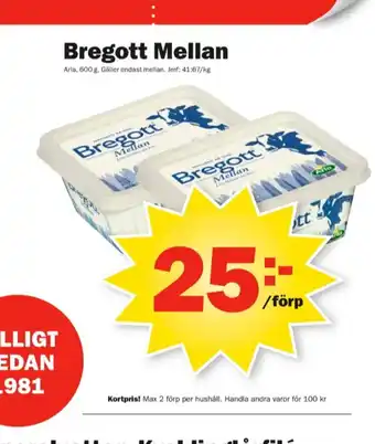 Pekås Bregott Smörvariant erbjuda