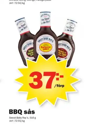 Pekås Sweet Baby Rays Grillsås erbjuda